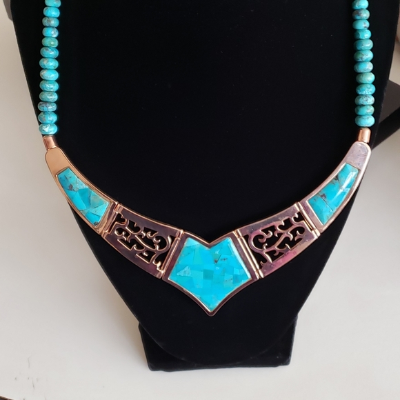 Mine Finds by Jay King Necklace W/Earrings - Picture 2 of 10